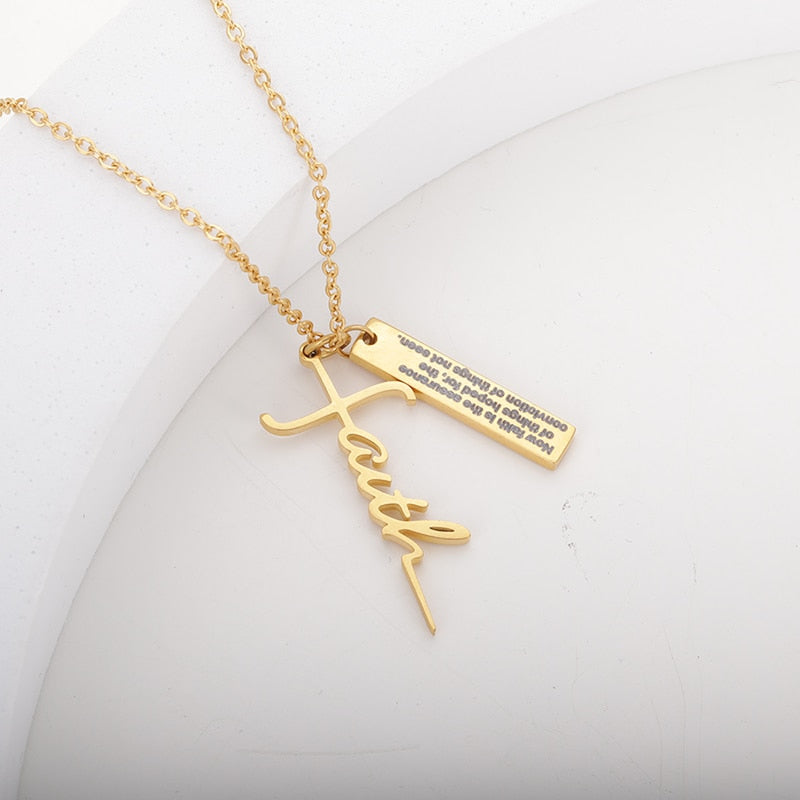 Hebrews 11:1 Necklace